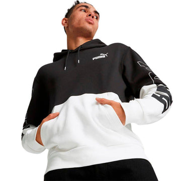 PUMA POWER COLORBLOCK FLEECE קפוצון לגברים