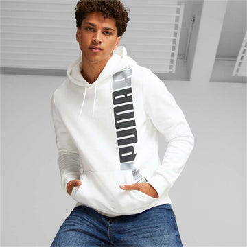 Puma Men's Essentials+ Logo קפוצון לוגו