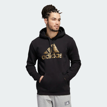 ADIDAS LIQUID FOIL BADGE OF SPORT GRAPHIC קפוצון לגברים