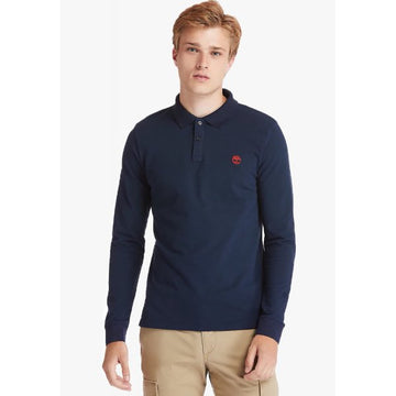 Tımberland Uzun Kollu Polo Yaka SLIM FIT חולצת פולו לגברים
