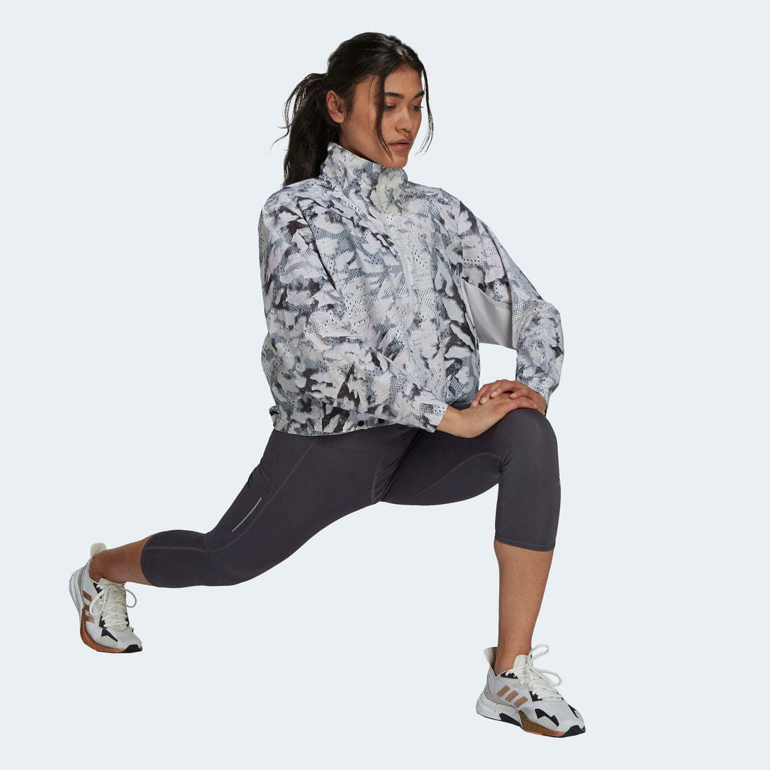 ADIDAS FAST GRAPHIC PRIMEBLUE  ז`קט לנשים