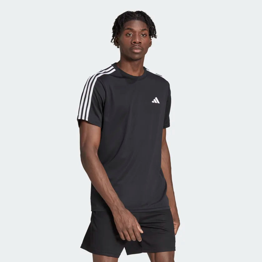 ADIDAS TRAIN ESSENTIALS 3-STRIPES TRAINING חולצות קצרות לגברים