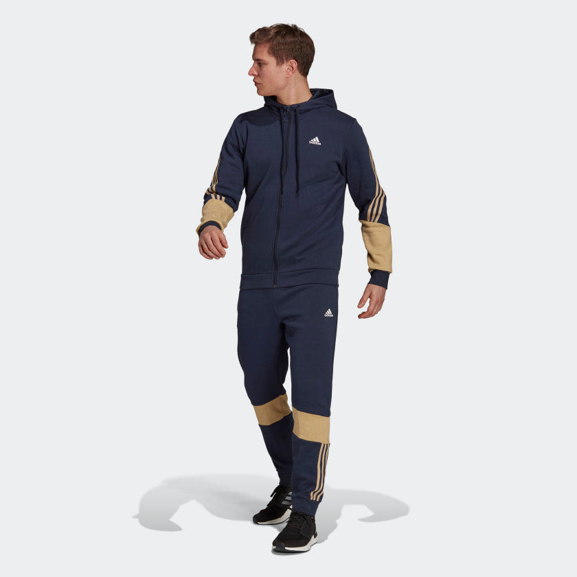 ADIDAS SPORTSWEAR COTTON FLEECE TRACKSUIT חליפה לגבר