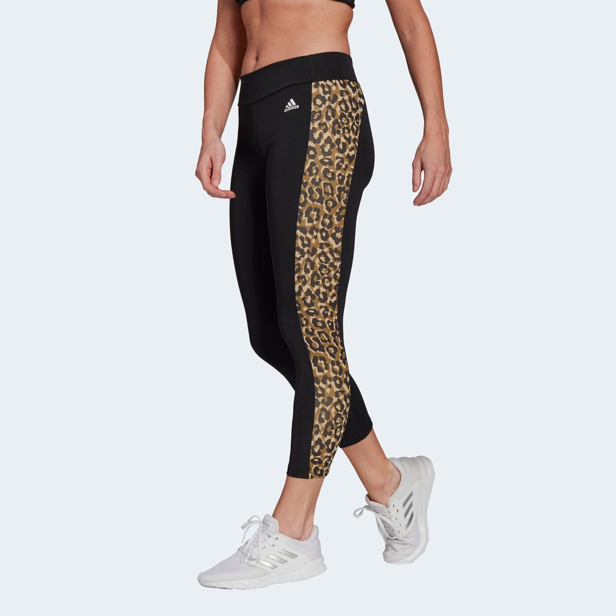 ADIDAS DESIGNED TO MOVE AEROREADY LEOPARD PRINT 7/8  טייץ לנשים