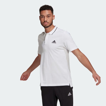 ADIDAS AEROREADY ESSENTIALS LOGO POLO חולצה לגברים