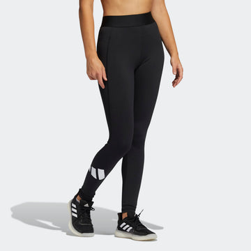 ADIDAS TECHFIT LIFE MID-RISE BADGE OF SPORT LONG TIGHTS  טייץ לנשים