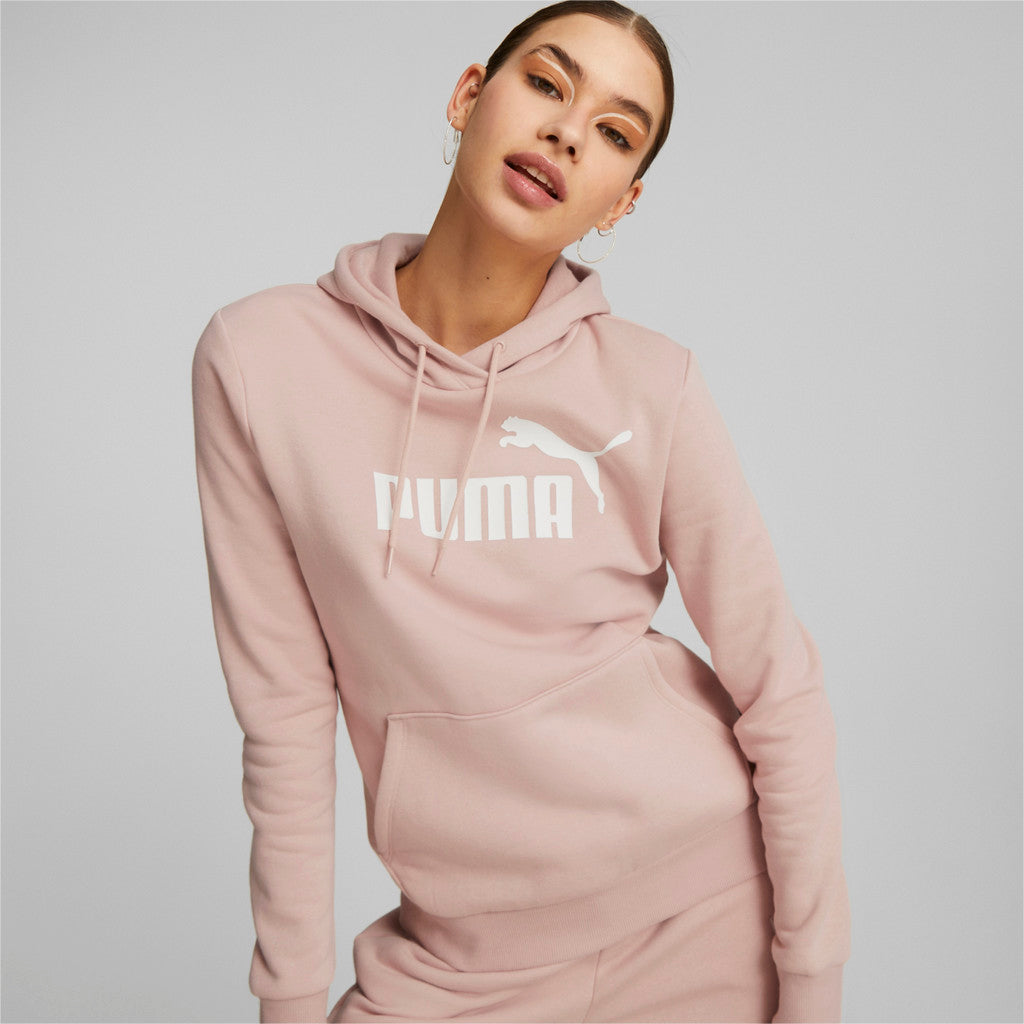 Puma Ess Logo Hoodie Rose  קפוצון לנשים