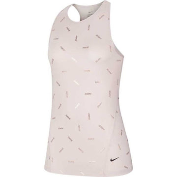 Nike Women's Pro Printed Tank Top גופיה לבנה לנשים