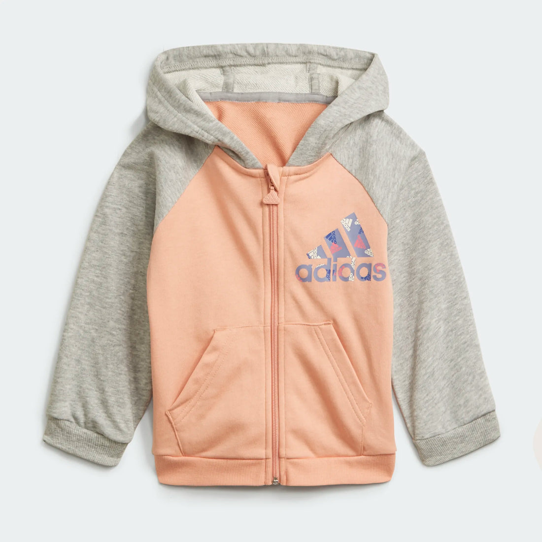 ADIDAS BADGE OF SPORT  HOODIE JOGGER חליפה לפעוטות