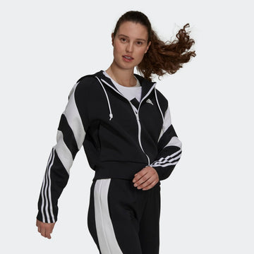 ADIDAS SPORTSWEAR COLORBLOCK FULL-ZIP JACKET קפוצון לנשים