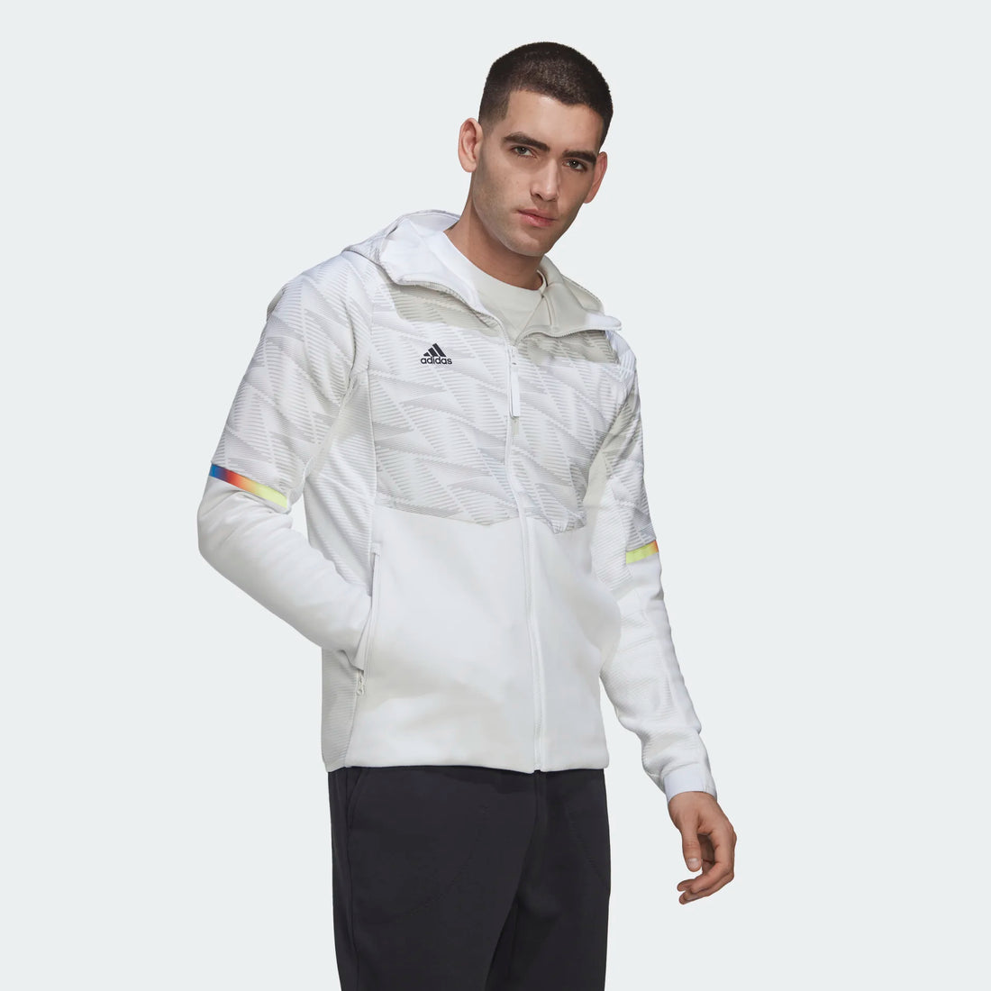 ADIDAS DESIGNED FOR GAMEDAY FULL-ZIP קפוצון לגברים