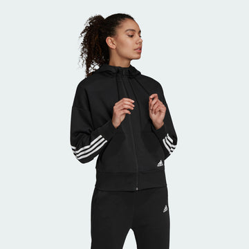 Adidas 3-STRIPES DOUBLEKNIT FULL-ZIP SCUBA HOODIE