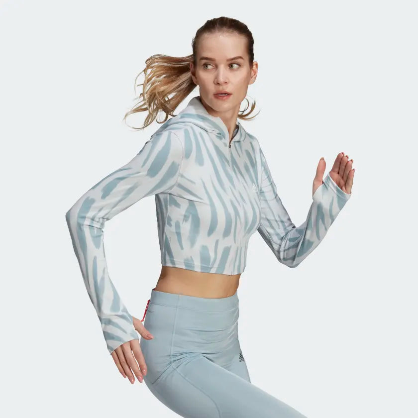 ADIDAS RUN ICON ALLOVER PRINT LONG-SLEEVE  עליונית לנשים